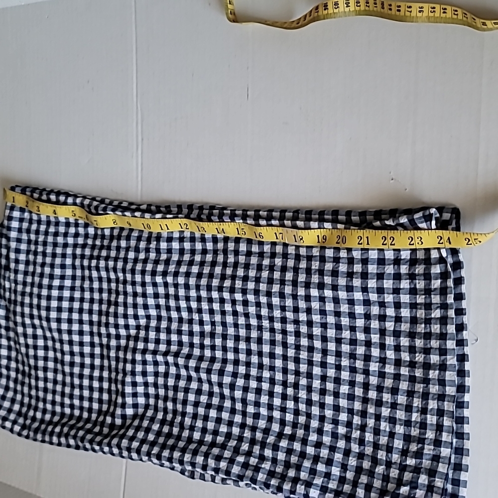 Zara Basic Gingham Checked Jumpsuit Size S - image 8